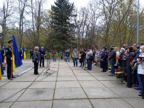 Театр долучився до офіційного мітингу з нагоди роковин аварії на ЧАЕС