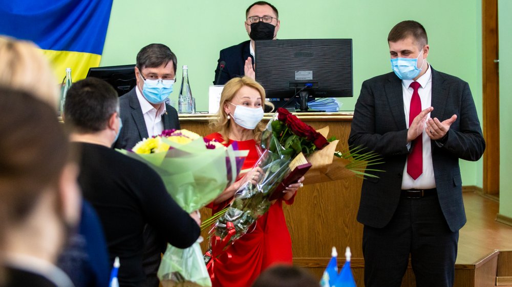 Ружену Рубльову офіційно привітали з присвоєнням почесного звання