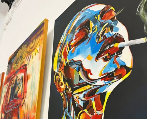 Виставка картин вокалістки Анастасії Бакунової